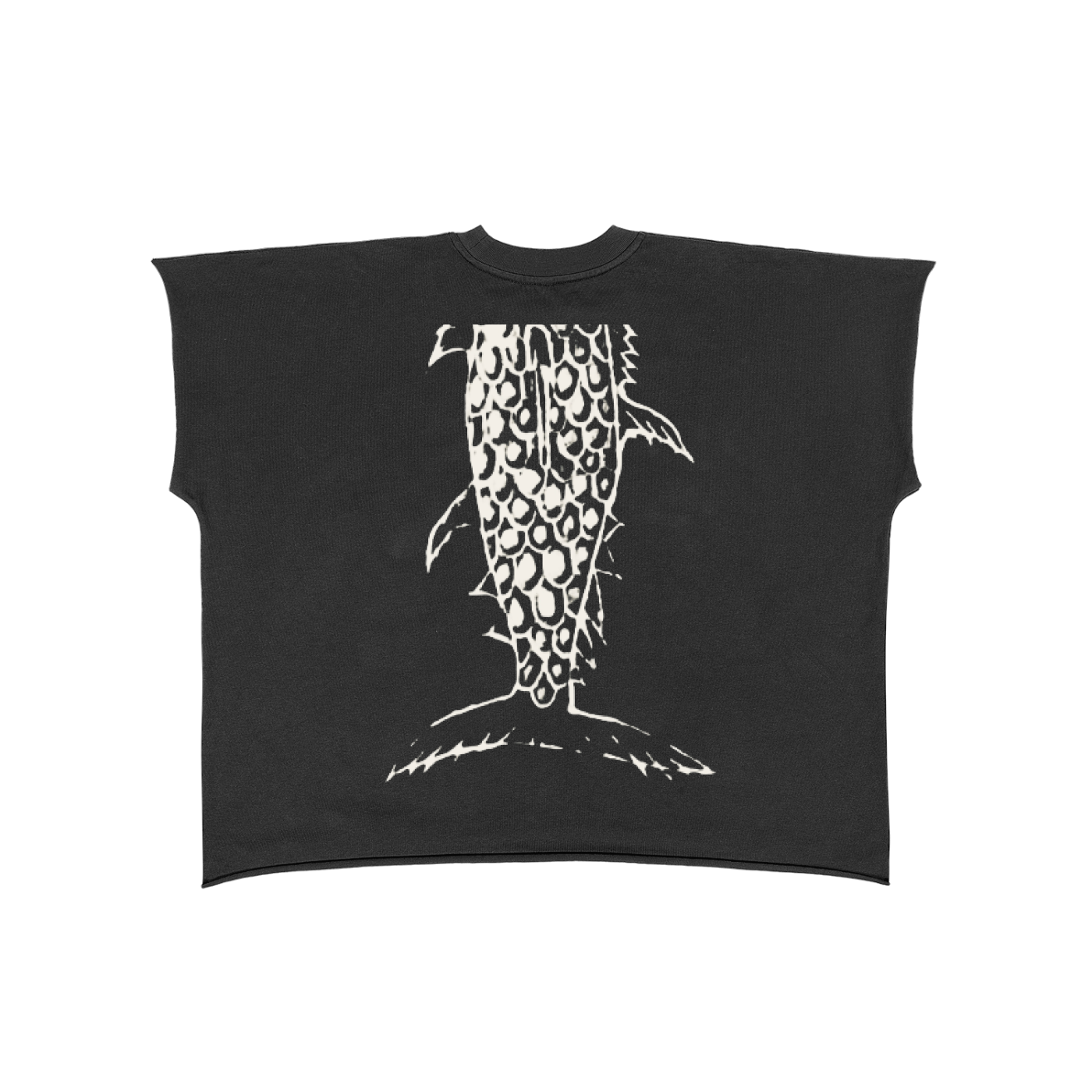 FISH Raw Edge T-Shirt