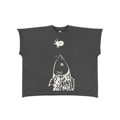 FISH Raw Edge T-Shirt