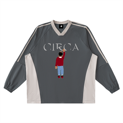 THEPAINTER Color-Block Long-sleeve